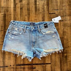 Ambercrombie & Fitch Low Rise Distressed Shorts *NEW*